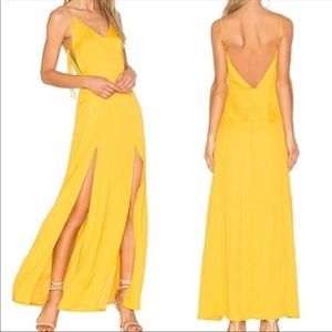 NWT REVOLVE Capulet Gina Plunging Maxidress XS